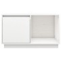 Mueble para TV de madera maciza de pino blanco 74x35x44 cm de vidaXL, Muebles TV - Ref: Foro24-814335, Precio: 48,88 €, Descu...