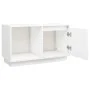TV-Ständer aus massivem Kiefernholz weiß 74x35x44 cm von vidaXL, TV-Möbel - Ref: Foro24-814335, Preis: 48,34 €, Rabatt: %