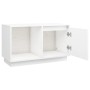 TV-Ständer aus massivem Kiefernholz weiß 74x35x44 cm von vidaXL, TV-Möbel - Ref: Foro24-814335, Preis: 48,88 €, Rabatt: %