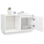 TV-Ständer aus massivem Kiefernholz weiß 74x35x44 cm von vidaXL, TV-Möbel - Ref: Foro24-814335, Preis: 48,34 €, Rabatt: %