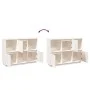 Solid white pine wood sideboard 110.5x35x80 cm by vidaXL, Sideboards - Ref: Foro24-814355, Price: 116,97 €, Discount: %