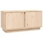TV-Schrank aus massivem Kiefernholz, 80 x 35 x 40,5 cm von vidaXL, TV-Möbel - Ref: Foro24-814469, Preis: 55,14 €, Rabatt: %