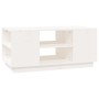 Solid white pine wood coffee table 90x49x40.5 cm by vidaXL, Coffee table - Ref: Foro24-814400, Price: 78,00 €, Discount: %