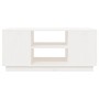 Solid white pine wood coffee table 90x49x40.5 cm by vidaXL, Coffee table - Ref: Foro24-814400, Price: 78,00 €, Discount: %