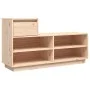 Mueble zapatero de madera maciza de pino 110x34x61 cm by vidaXL, Shoe racks and shoe organizers - Ref: Foro24-814449, Price: ...