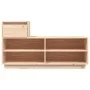 Mueble zapatero de madera maciza de pino 110x34x61 cm by vidaXL, Shoe racks and shoe organizers - Ref: Foro24-814449, Price: ...