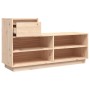 Mueble zapatero de madera maciza de pino 110x34x61 cm by vidaXL, Shoe racks and shoe organizers - Ref: Foro24-814449, Price: ...