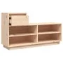 Mueble zapatero de madera maciza de pino 110x34x61 cm by vidaXL, Shoe racks and shoe organizers - Ref: Foro24-814449, Price: ...