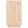 Mueble zapatero de madera maciza de pino 110x34x61 cm by vidaXL, Shoe racks and shoe organizers - Ref: Foro24-814449, Price: ...