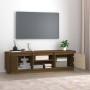 Honigbrauner TV-Schrank aus massivem Kiefernholz, 140 x 35 x 40 cm von vidaXL, TV-Möbel - Ref: Foro24-814317, Preis: 112,95 €...