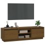 Honigbrauner TV-Schrank aus massivem Kiefernholz, 140 x 35 x 40 cm von vidaXL, TV-Möbel - Ref: Foro24-814317, Preis: 112,95 €...