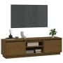 Mueble de TV madera maciza de pino marrón miel 140x35x40 cm de vidaXL, Muebles TV - Ref: Foro24-814317, Precio: 111,51 €, Des...