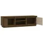 Mueble de TV madera maciza de pino marrón miel 140x35x40 cm de vidaXL, Muebles TV - Ref: Foro24-814317, Precio: 111,51 €, Des...