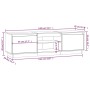 Honigbrauner TV-Schrank aus massivem Kiefernholz, 140 x 35 x 40 cm von vidaXL, TV-Möbel - Ref: Foro24-814317, Preis: 112,95 €...