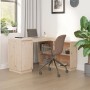 Schreibtisch aus massivem Kiefernholz, 110 x 50 x 75 cm von vidaXL, Schreibtische - Ref: Foro24-814504, Preis: 168,42 €, Raba...