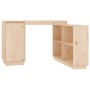 Schreibtisch aus massivem Kiefernholz, 110 x 50 x 75 cm von vidaXL, Schreibtische - Ref: Foro24-814504, Preis: 168,42 €, Raba...