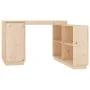 Schreibtisch aus massivem Kiefernholz, 110 x 50 x 75 cm von vidaXL, Schreibtische - Ref: Foro24-814504, Preis: 165,32 €, Raba...