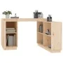 Schreibtisch aus massivem Kiefernholz, 110 x 50 x 75 cm von vidaXL, Schreibtische - Ref: Foro24-814504, Preis: 165,32 €, Raba...