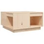Solid pine wood coffee table 60x61x32.5 cm by vidaXL, Coffee table - Ref: Foro24-814529, Price: 79,47 €, Discount: %
