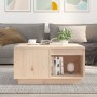 Solid pine wood coffee table 60x61x32.5 cm by vidaXL, Coffee table - Ref: Foro24-814529, Price: 80,59 €, Discount: %