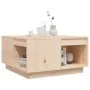 Solid pine wood coffee table 60x61x32.5 cm by vidaXL, Coffee table - Ref: Foro24-814529, Price: 79,47 €, Discount: %