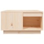 Solid pine wood coffee table 60x61x32.5 cm by vidaXL, Coffee table - Ref: Foro24-814529, Price: 80,59 €, Discount: %