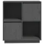 Solid gray pine wood sideboard 74x35x80 cm by vidaXL, Sideboards - Ref: Foro24-814351, Price: 58,78 €, Discount: %