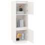 High sideboard made of solid pine wood bench 38x35x117 cm by vidaXL, Sideboards - Ref: Foro24-814360, Price: 65,51 €, Discoun...
