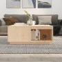Couchtisch aus massivem Kiefernholz, 100 x 101 x 40,5 cm von vidaXL, Couchtisch - Ref: Foro24-814519, Preis: 144,73 €, Rabatt: %