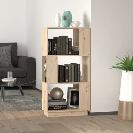 Regal/Raumteiler aus massivem Kiefernholz 51x25x101 cm von vidaXL, Bücherregale und Regale - Ref: Foro24-814034, Preis: 44,42...