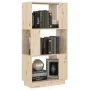 Regal/Raumteiler aus massivem Kiefernholz 51x25x101 cm von vidaXL, Bücherregale und Regale - Ref: Foro24-814034, Preis: 44,42...