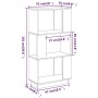 Regal/Raumteiler aus massivem Kiefernholz 51x25x101 cm von vidaXL, Bücherregale und Regale - Ref: Foro24-814034, Preis: 45,11...