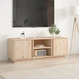 TV-Schrank aus massivem Kiefernholz, 110 x 35 x 40,5 cm von vidaXL, TV-Möbel - Ref: Foro24-814474, Preis: 70,05 €, Rabatt: %