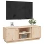 TV-Schrank aus massivem Kiefernholz, 110 x 35 x 40,5 cm von vidaXL, TV-Möbel - Ref: Foro24-814474, Preis: 70,25 €, Rabatt: %