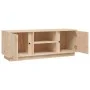 TV-Schrank aus massivem Kiefernholz, 110 x 35 x 40,5 cm von vidaXL, TV-Möbel - Ref: Foro24-814474, Preis: 70,25 €, Rabatt: %