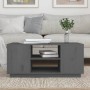 Gray solid pine wood coffee table 90x49x40.5 cm by vidaXL, Coffee table - Ref: Foro24-814401, Price: 73,82 €, Discount: %
