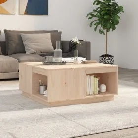 Solid pine wood coffee table 80x81x36.5 cm by vidaXL, Coffee table - Ref: Foro24-814524, Price: 104,25 €, Discount: %