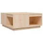 Solid pine wood coffee table 80x81x36.5 cm by vidaXL, Coffee table - Ref: Foro24-814524, Price: 104,25 €, Discount: %