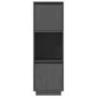 Aparador alto de madera maciza de pino gris 38x35x117 cm de vidaXL, Aparadores - Ref: Foro24-814361, Precio: 61,12 €, Descuen...