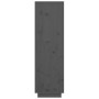 Hohe Anrichte aus massivem Kiefernholz grau 38x35x117 cm von vidaXL, Sideboards - Ref: Foro24-814361, Preis: 61,71 €, Rabatt: %
