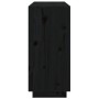 Solid black pine wood sideboard 111x34x75 cm by vidaXL, Sideboards - Ref: Foro24-814313, Price: 160,48 €, Discount: %