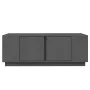 Mesa de centro de madera maciza de pino gris 110x50x40 cm de vidaXL, Mesas de centro - Ref: Foro24-814431, Precio: 84,76 €, D...