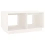Couchtisch aus massivem weißem Kiefernholz, 80 x 50 x 40 cm von vidaXL, Couchtisch - Ref: Foro24-814435, Preis: 58,52 €, Raba...