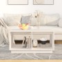 Mesa de centro madera maciza de pino blanco 80x50x40 cm de vidaXL, Mesas de centro - Ref: Foro24-814435, Precio: 59,00 €, Des...