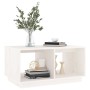 Couchtisch aus massivem weißem Kiefernholz, 80 x 50 x 40 cm von vidaXL, Couchtisch - Ref: Foro24-814435, Preis: 59,04 €, Raba...