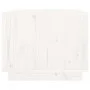 Couchtisch aus massivem weißem Kiefernholz, 80 x 50 x 40 cm von vidaXL, Couchtisch - Ref: Foro24-814435, Preis: 58,52 €, Raba...