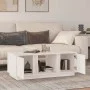 Couchtisch aus massivem weißem Kiefernholz, 110 x 50 x 40 cm von vidaXL, Couchtisch - Ref: Foro24-814425, Preis: 88,64 €, Rab...