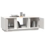 Mesa de centro de madera maciza de pino blanco 110x50x40 cm de vidaXL, Mesas de centro - Ref: Foro24-814425, Precio: 89,44 €,...