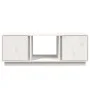 Couchtisch aus massivem weißem Kiefernholz, 110 x 50 x 40 cm von vidaXL, Couchtisch - Ref: Foro24-814425, Preis: 88,64 €, Rab...