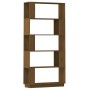 Pine wood shelf/divider honey brown 80x25x163.5 cm by vidaXL, Bookcases and shelves - Ref: Foro24-814067, Price: 99,95 €, Dis...